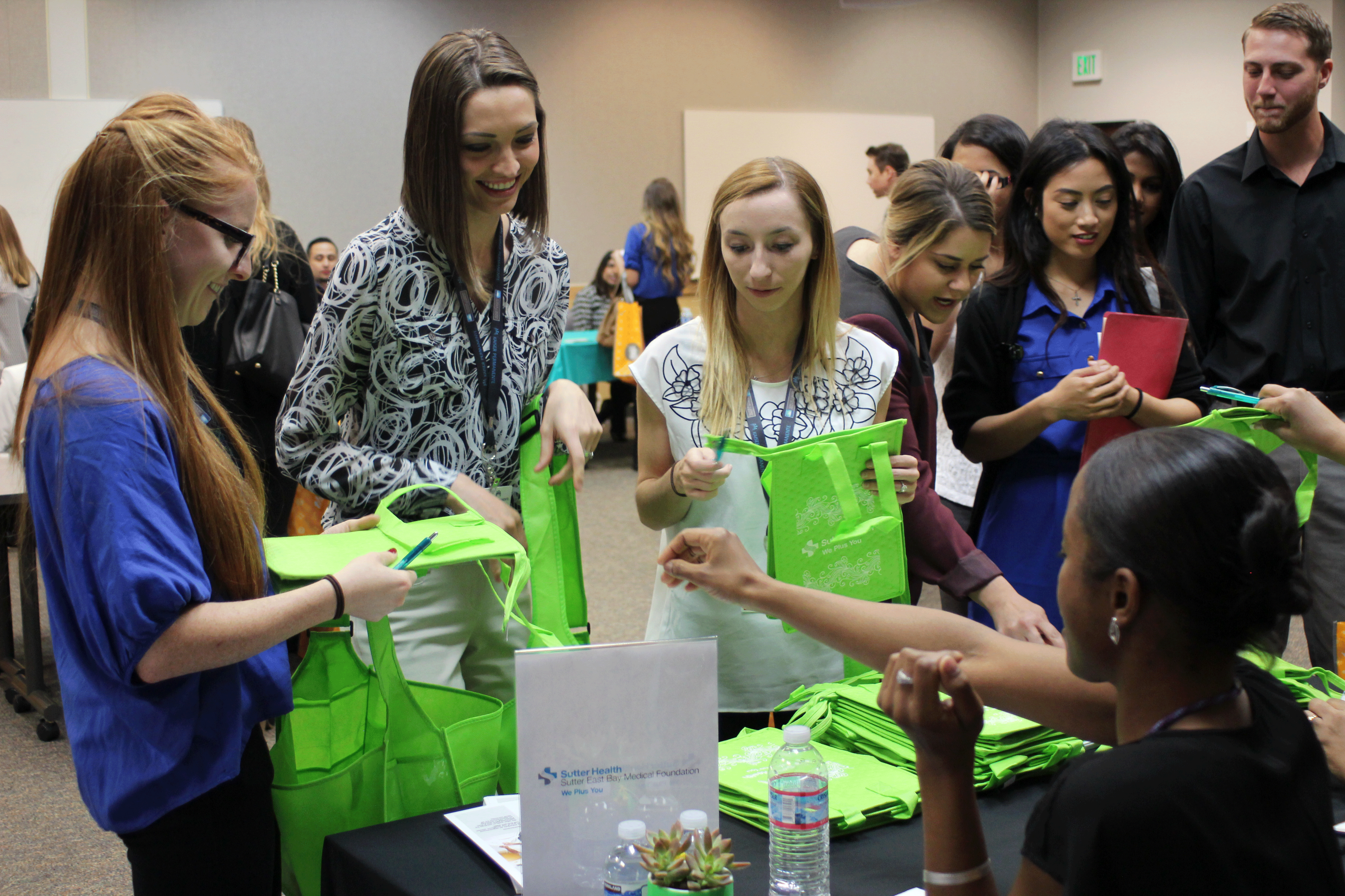 image of students in career fair